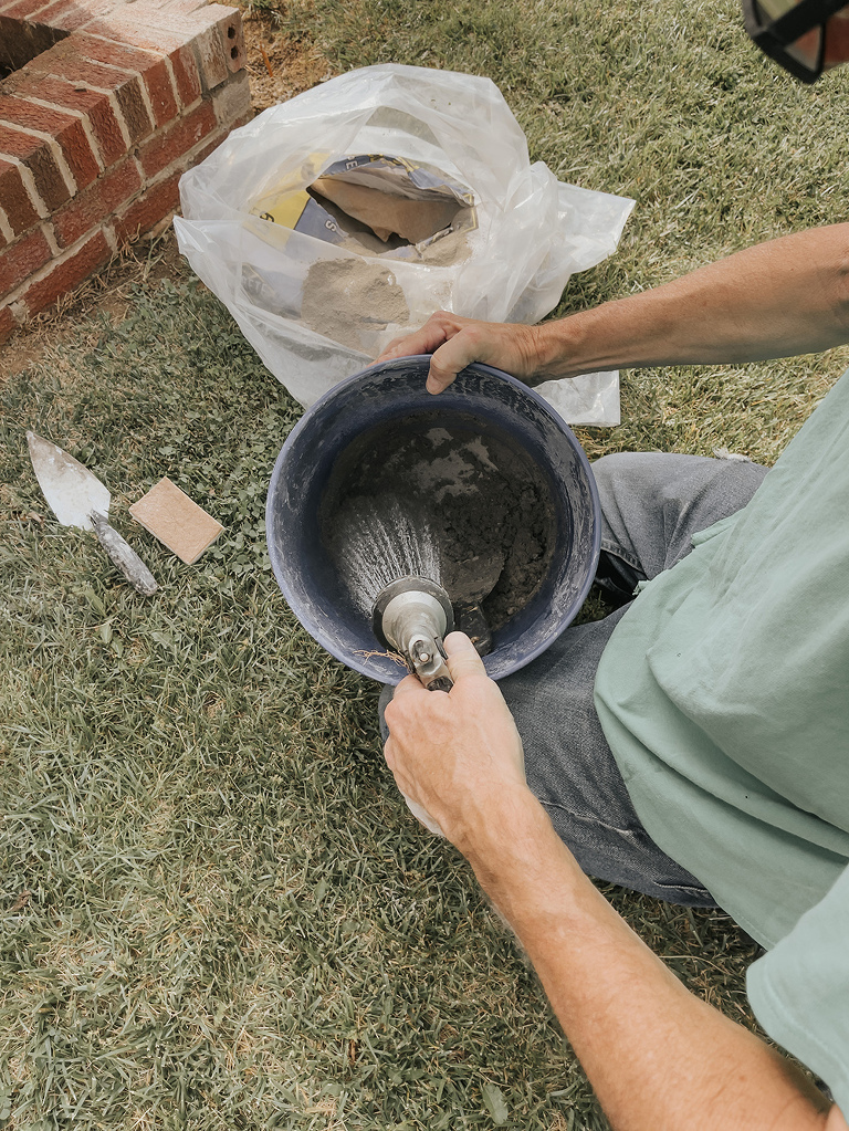 DIY Brick Repair And A Minimalist Garden