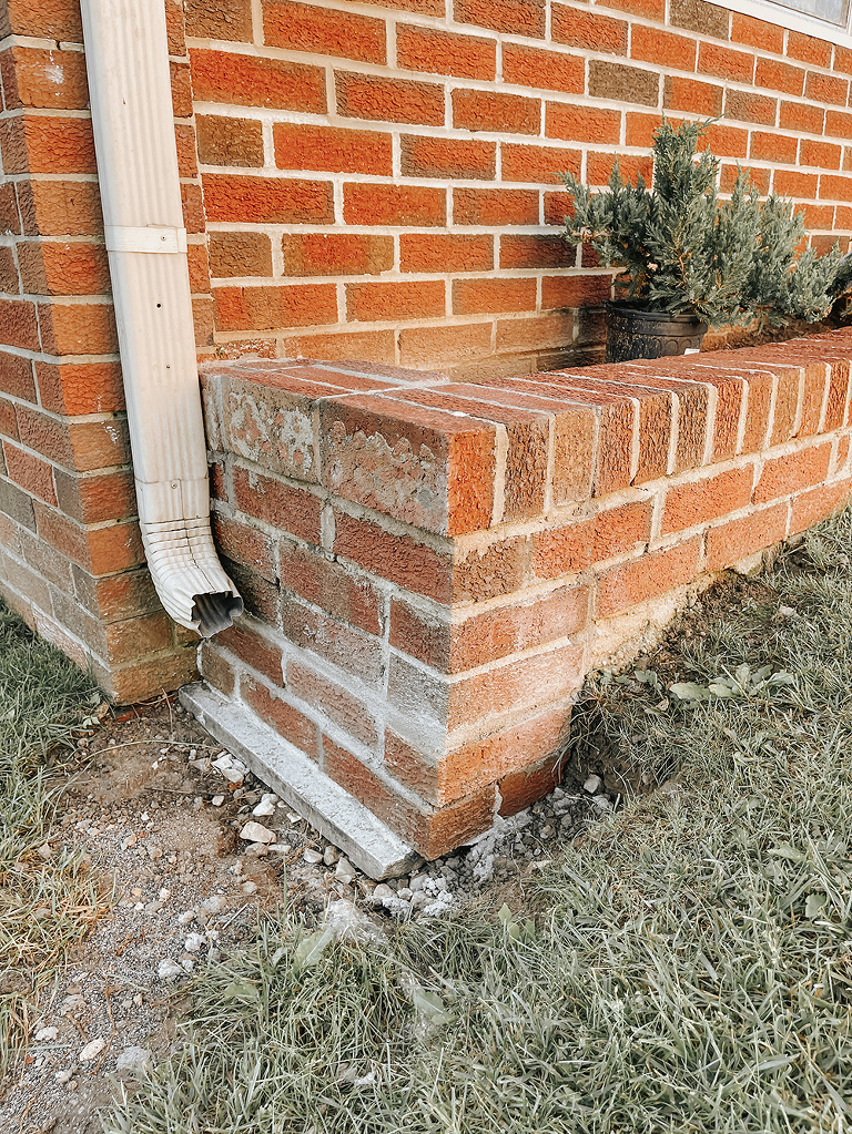 DIY Brick Repair And A Minimalist Garden