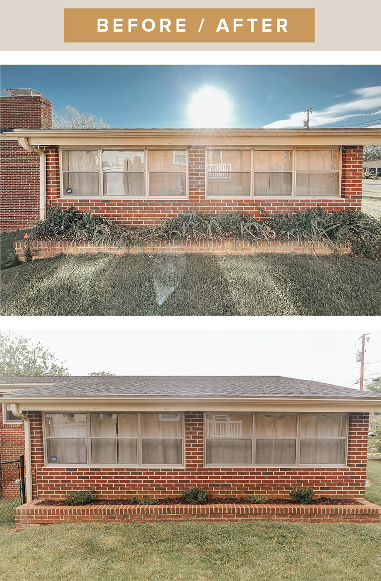 DIY Brick Repair And A Minimalist Garden