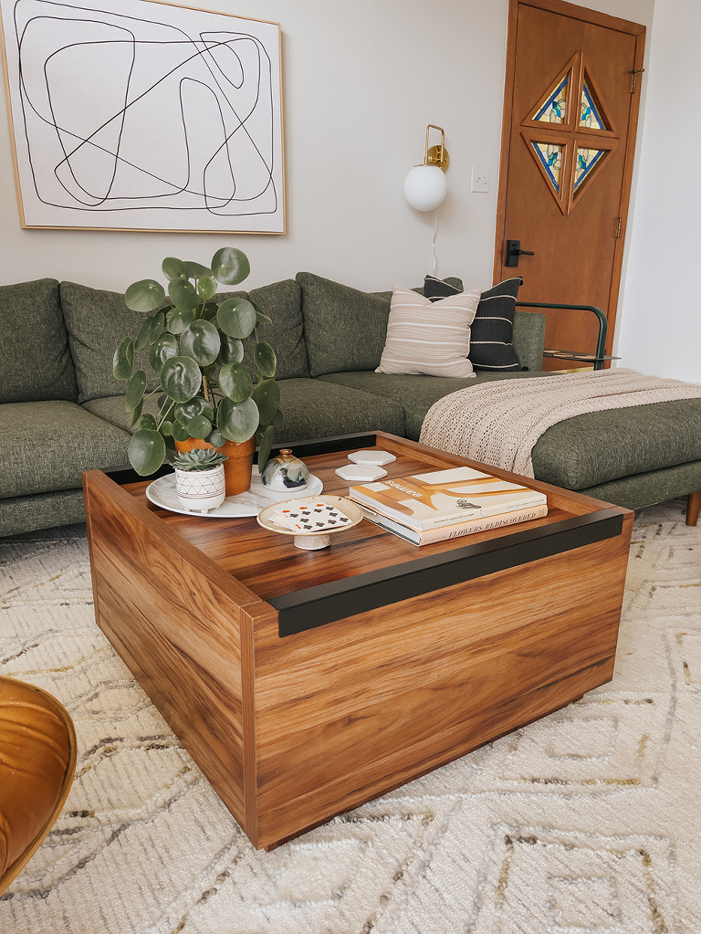 How To Style A Square Coffee Table