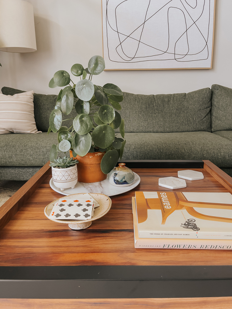 How To Style A Square Coffee Table