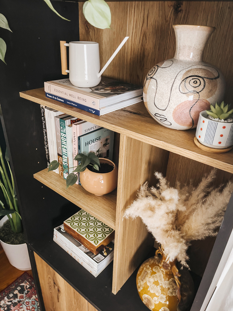 How To Style A Tall Bookshelf