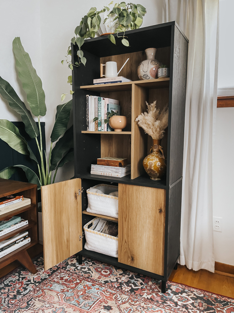 How To Style A Tall Bookshelf