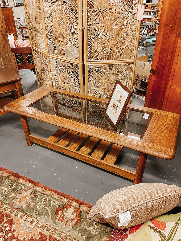 Secondhand Score: Glass Coffee Table