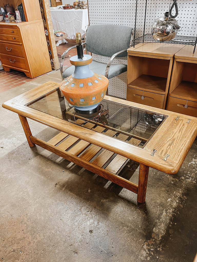 Secondhand Score: Glass Coffee Table