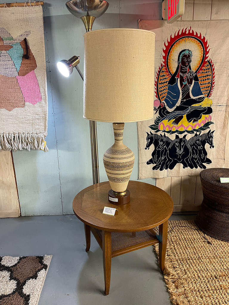 Secondhand Score: Mid-Century Striped Lamps