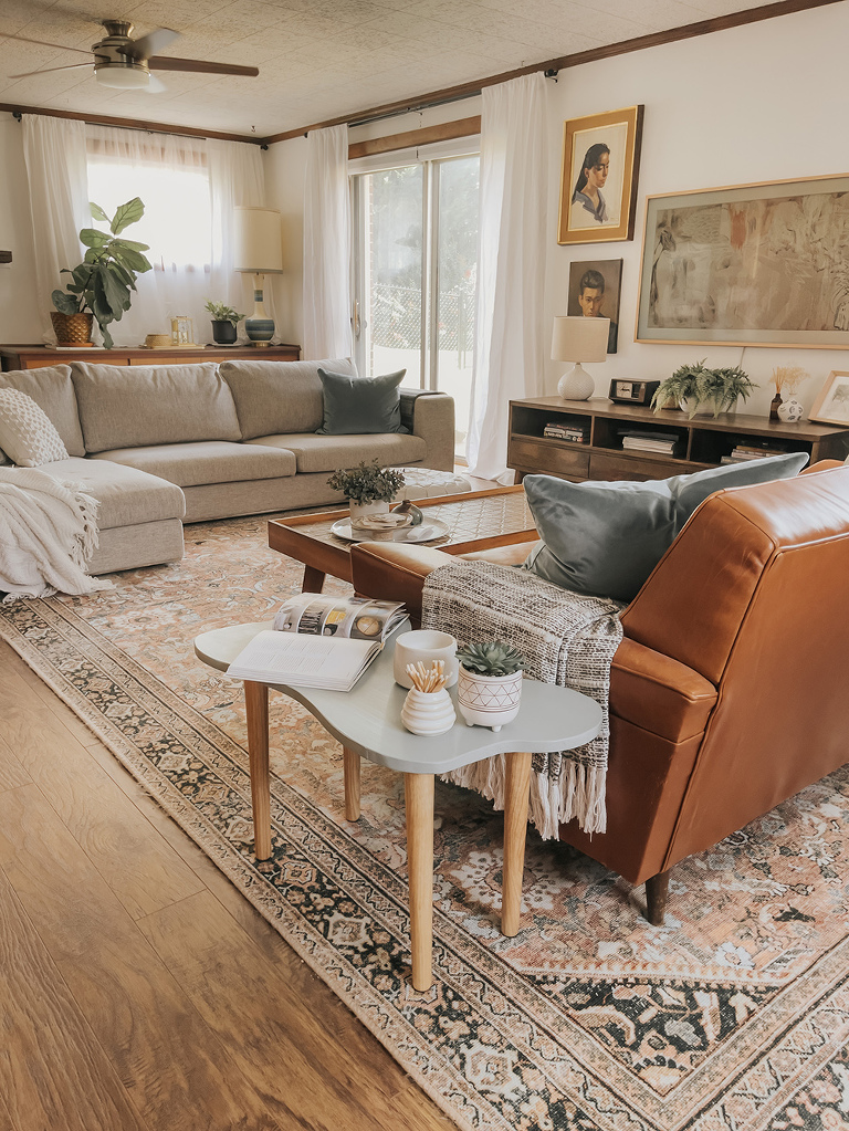 Curved edge coffee shop table