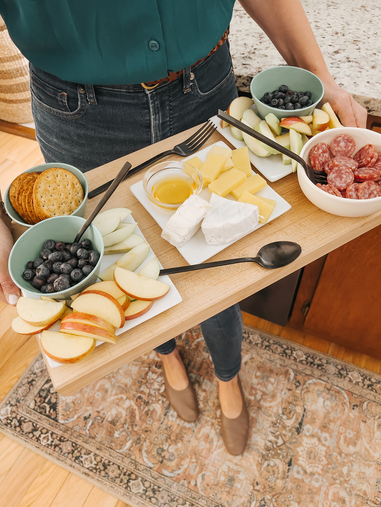 Dishwasher-Friendly Cheese Board Idea