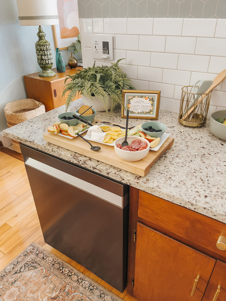 Dishwasher-Friendly Cheese Board Idea