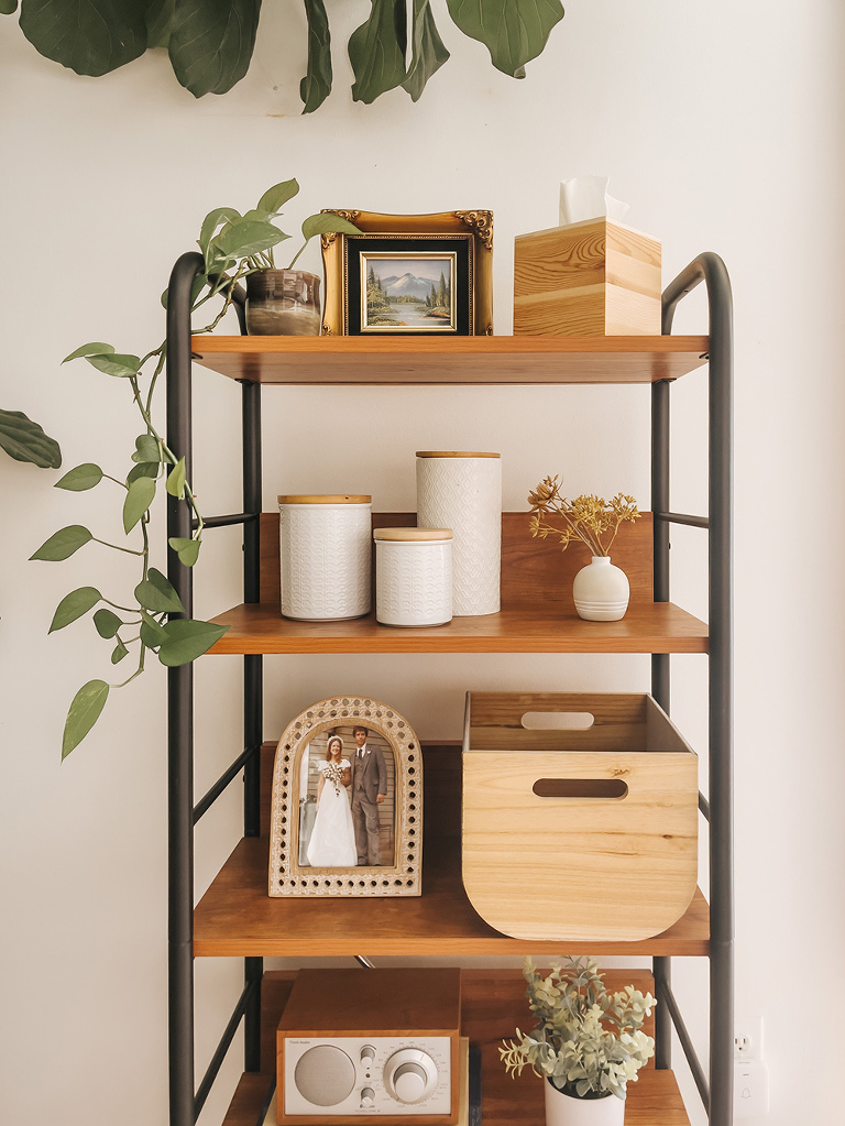 Styling A Tall Bookcase From Sauder