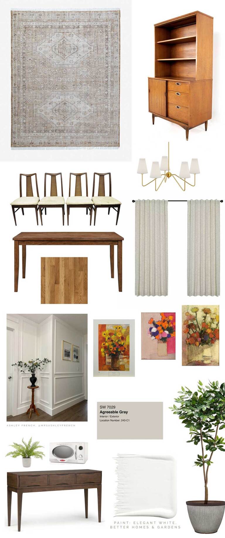 New Home Mood Board: Dining Room