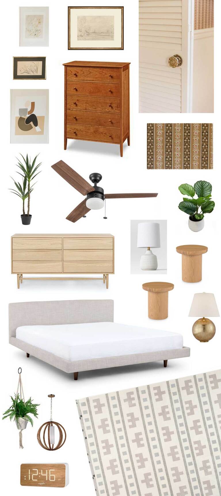 New Home Mood Board: Main Bedroom