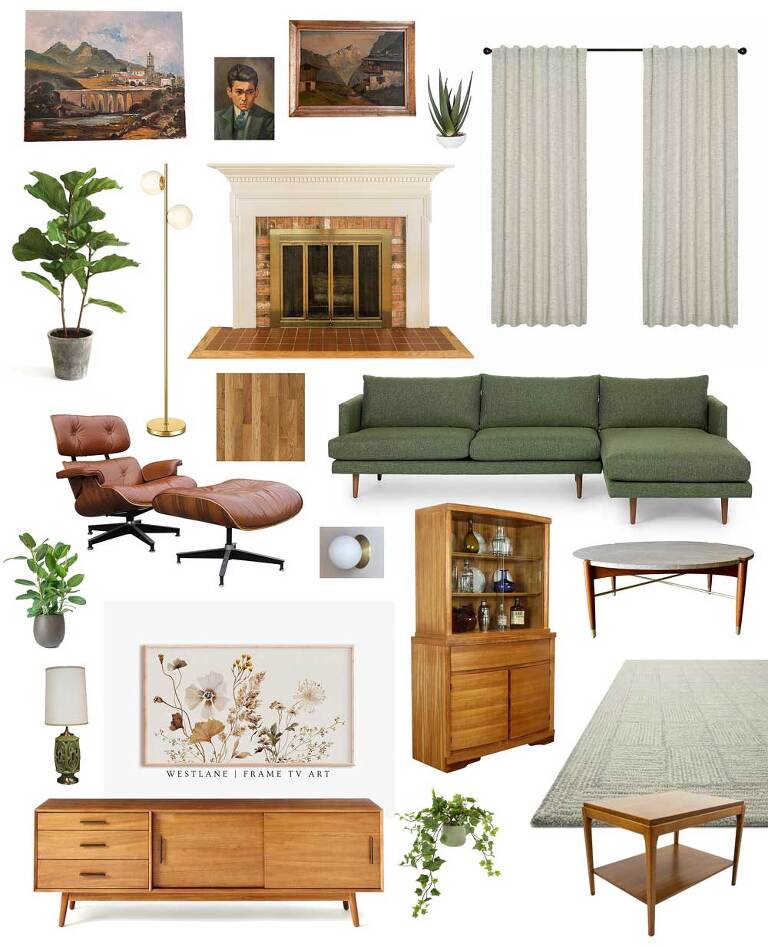 New Home Mood Board: Living Room