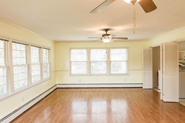 Dated Mid-Century Sunroom Makeover