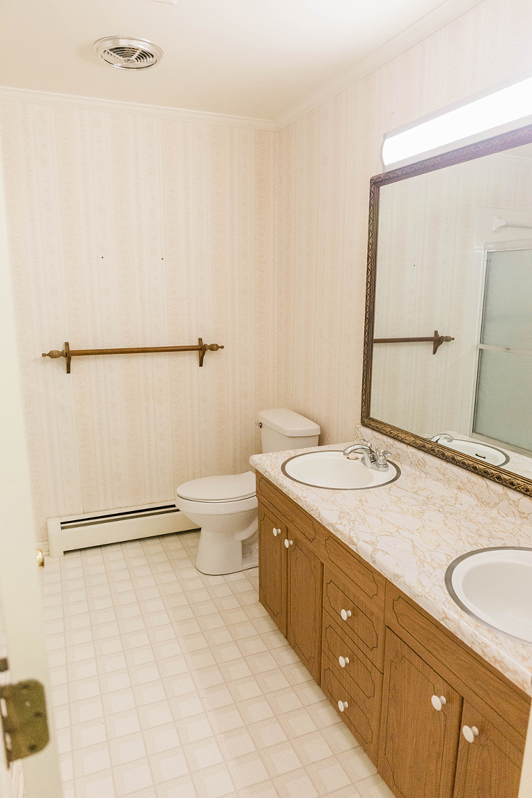 Before/After: Dated Retro Bathroom