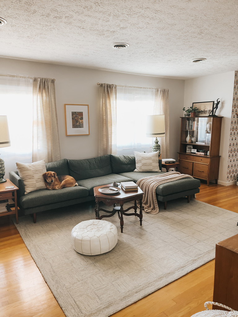 Mid-Century Living Room Paint Color Ideas