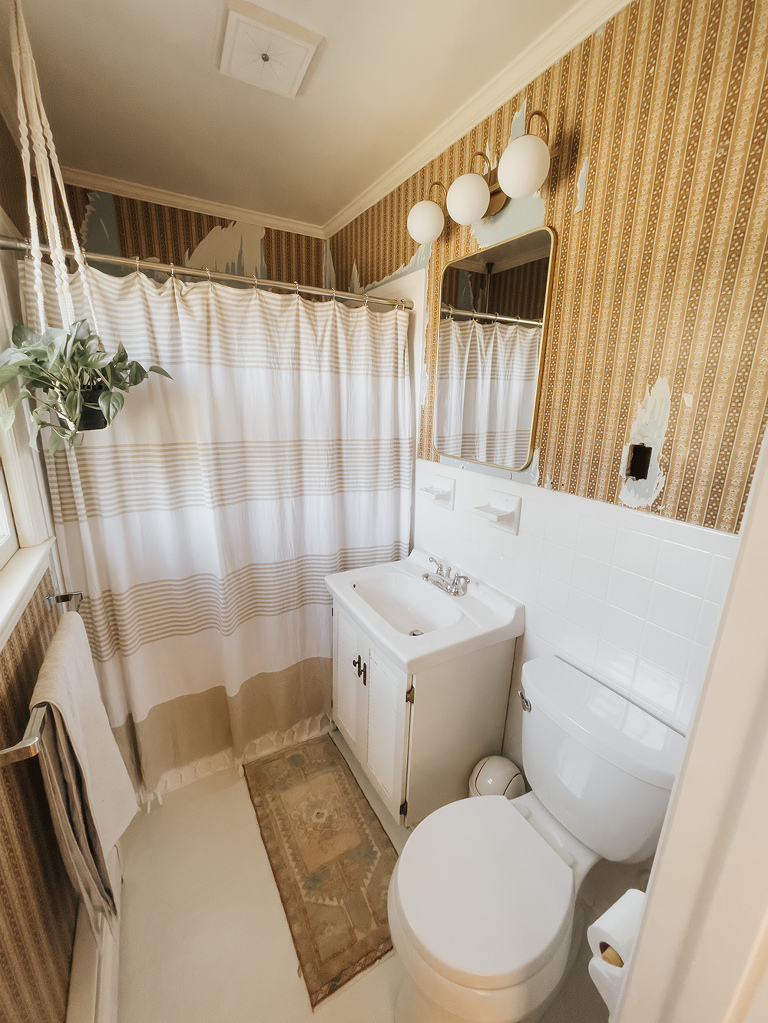 Retro Main Bathroom Makeover Progress