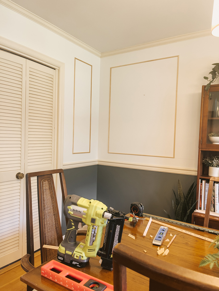 How To Install DIY Picture Frame Moulding Trim
