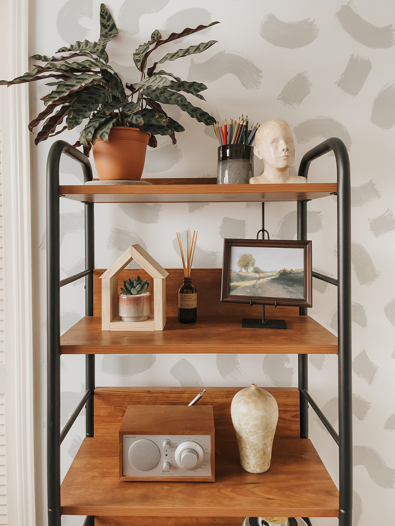 DIY Wooden Plant House Shelves