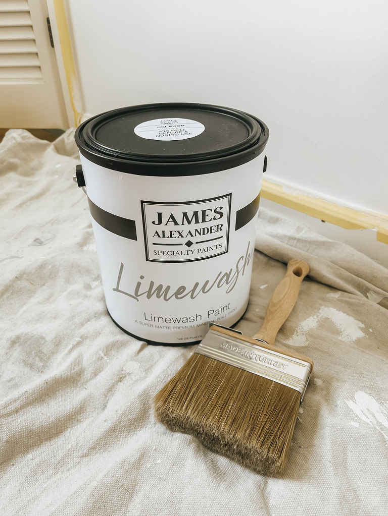 How To Limewash Your Walls | dreamgreendiy.com + @jamesalexanderpaint (ad/gifted)