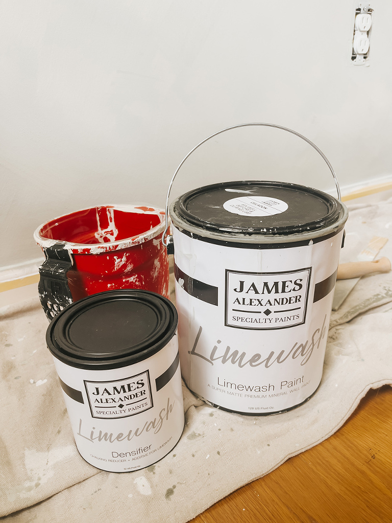 How To Limewash Your Walls | dreamgreendiy.com + @jamesalexanderpaint (ad/gifted)