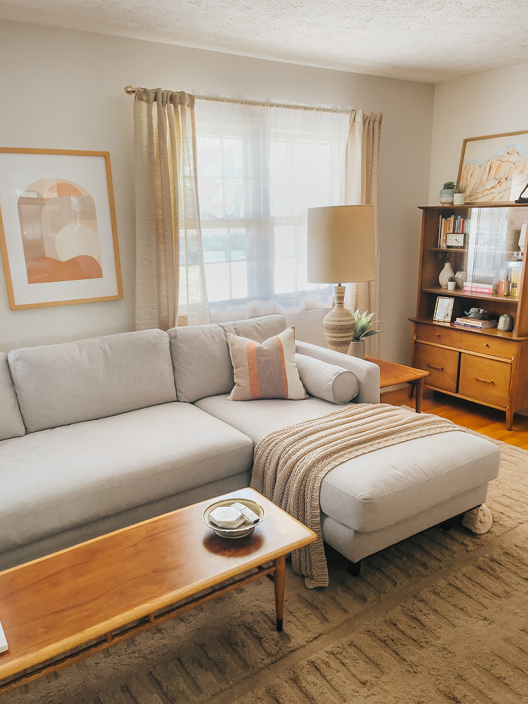 Simpli Home Morrison Sectional Sofa Review | @simplihomefurniture #ad