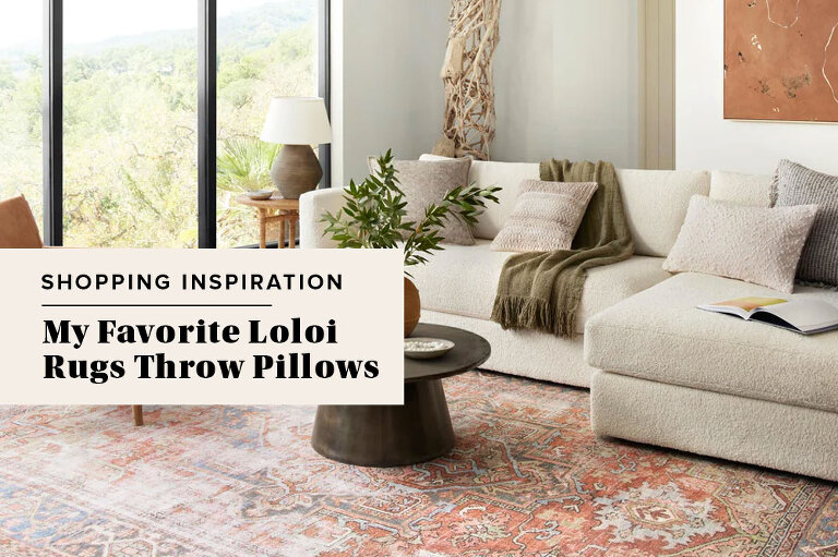 My Favorite Loloi Rugs Throw Pillows