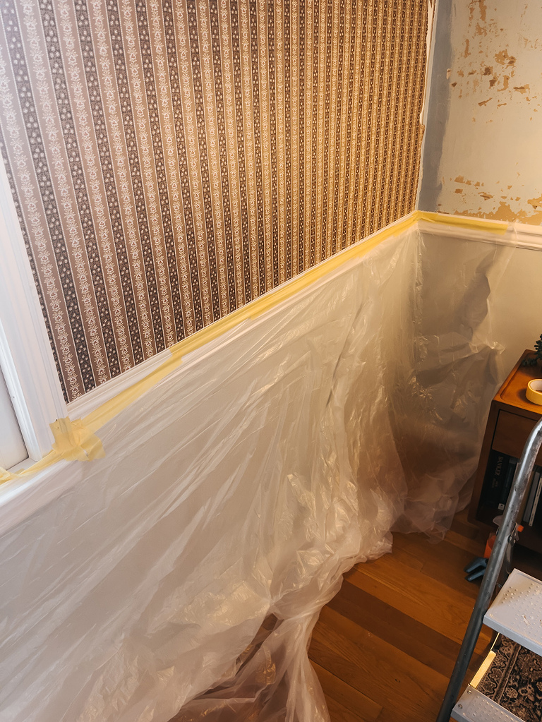 How To Remove Stubbon Old Wallpaper (And How To Repair Your Walls Afterward!)