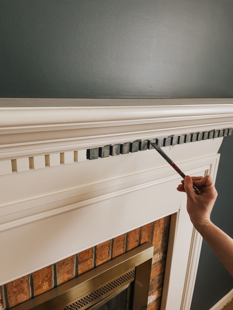 Wallpaper And Paint Fireplace Makeover | @fancywallseu #ad #FancyWalls