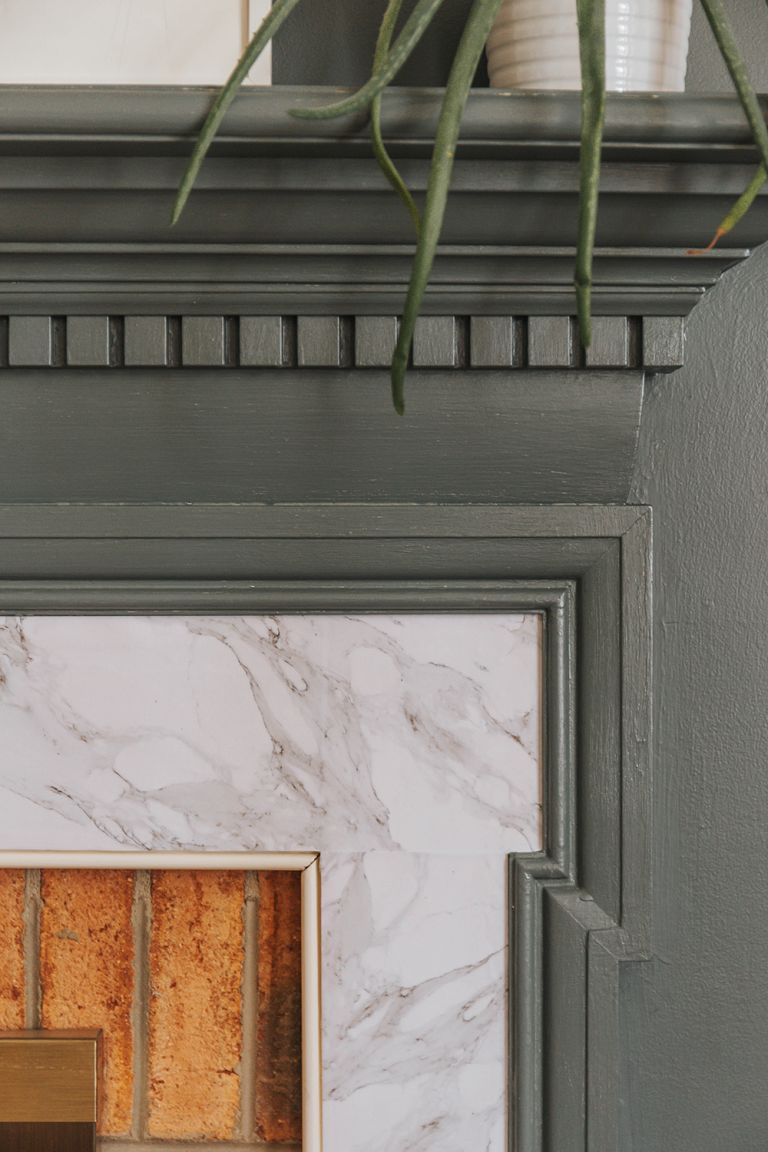 Wallpaper And Paint Fireplace Makeover | @fancywallseu #ad #FancyWalls