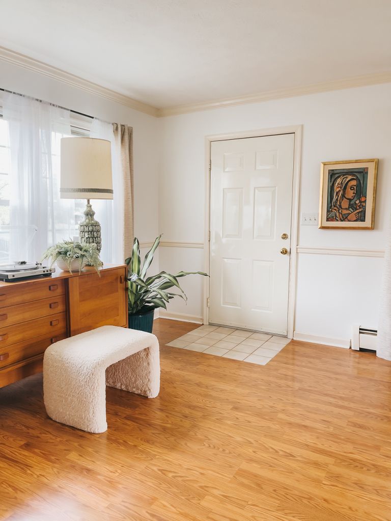 DIY Peel-And-Stick Tile Floor Entry