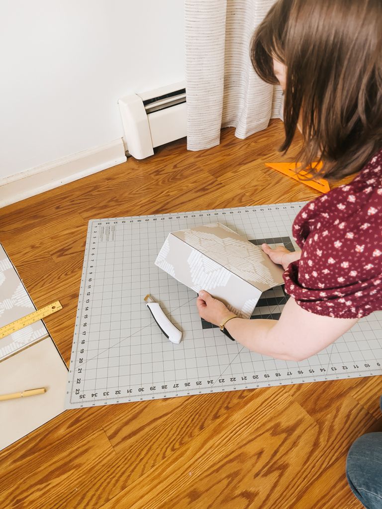 DIY Peel-And-Stick Tile Floor Entry