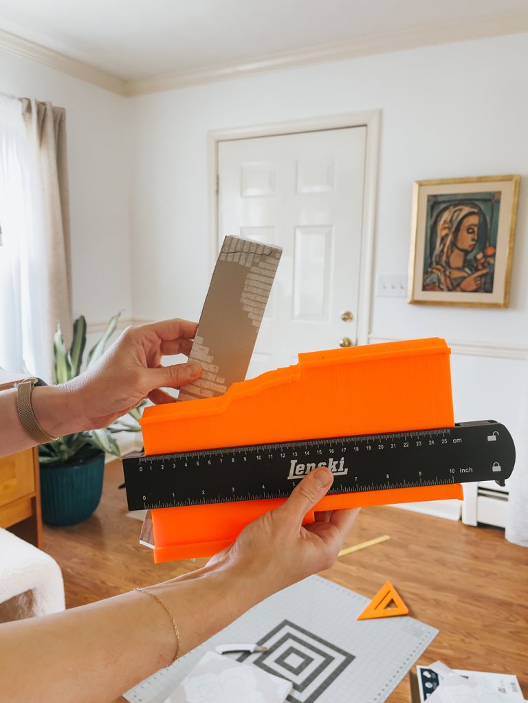 DIY Peel-And-Stick Tile Floor Entry