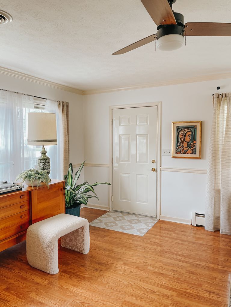 DIY Peel-And-Stick Tile Floor Entry