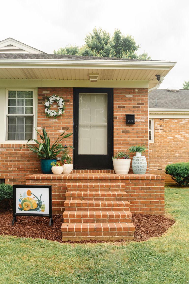 Summer Porch Decorating With Flowers And Herbs