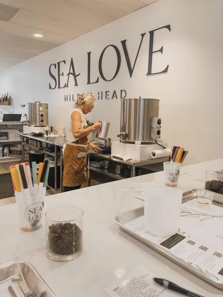 Candle Making At Sea Love Hilton Head