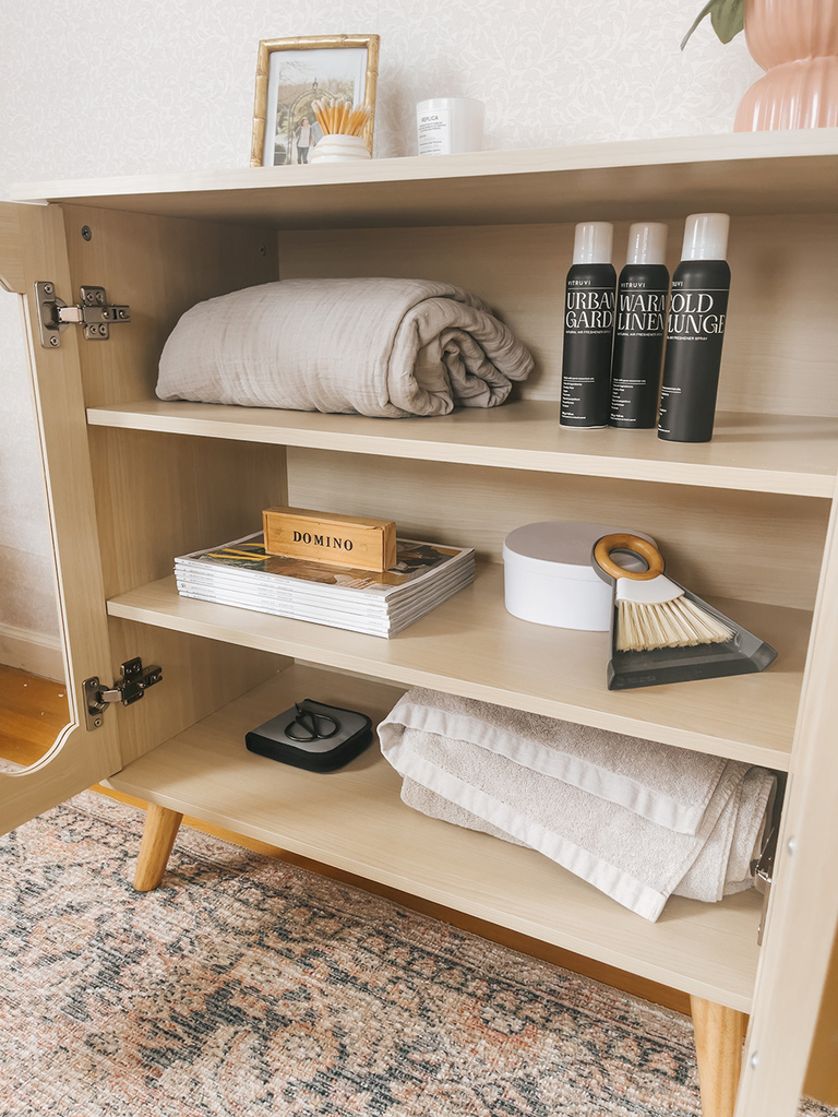 Guest Room Cabinet Styling Ideas