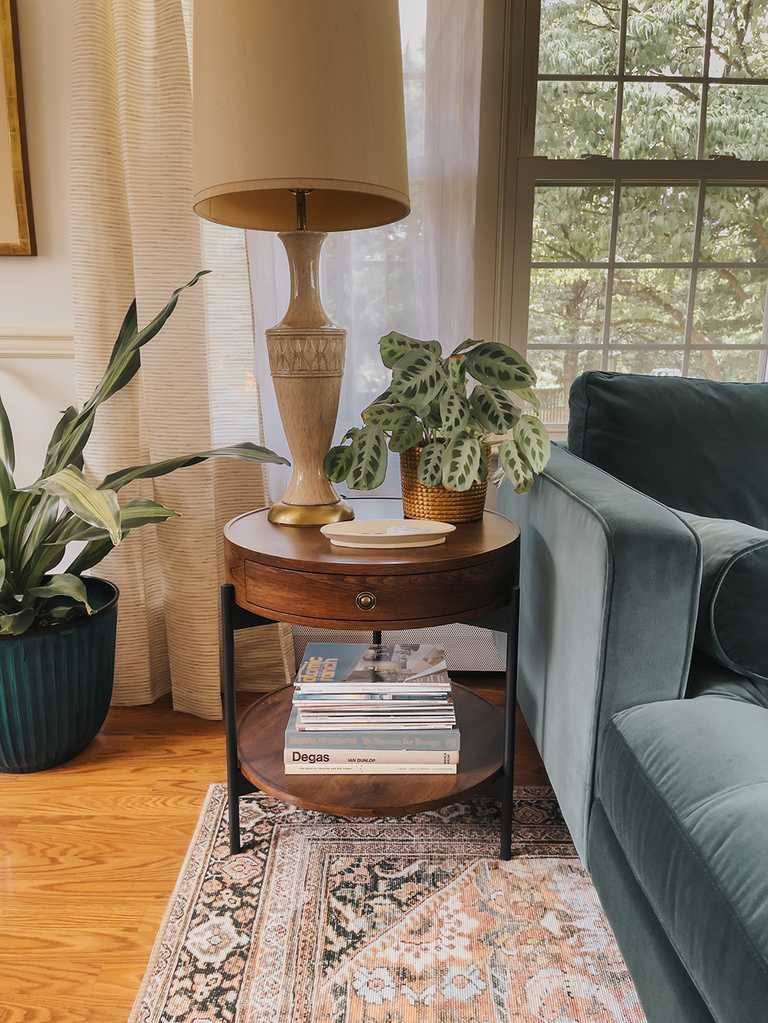 Styling Two Matching Sofa End Tables