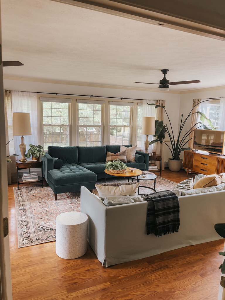 Styling Two Matching Sofa End Tables