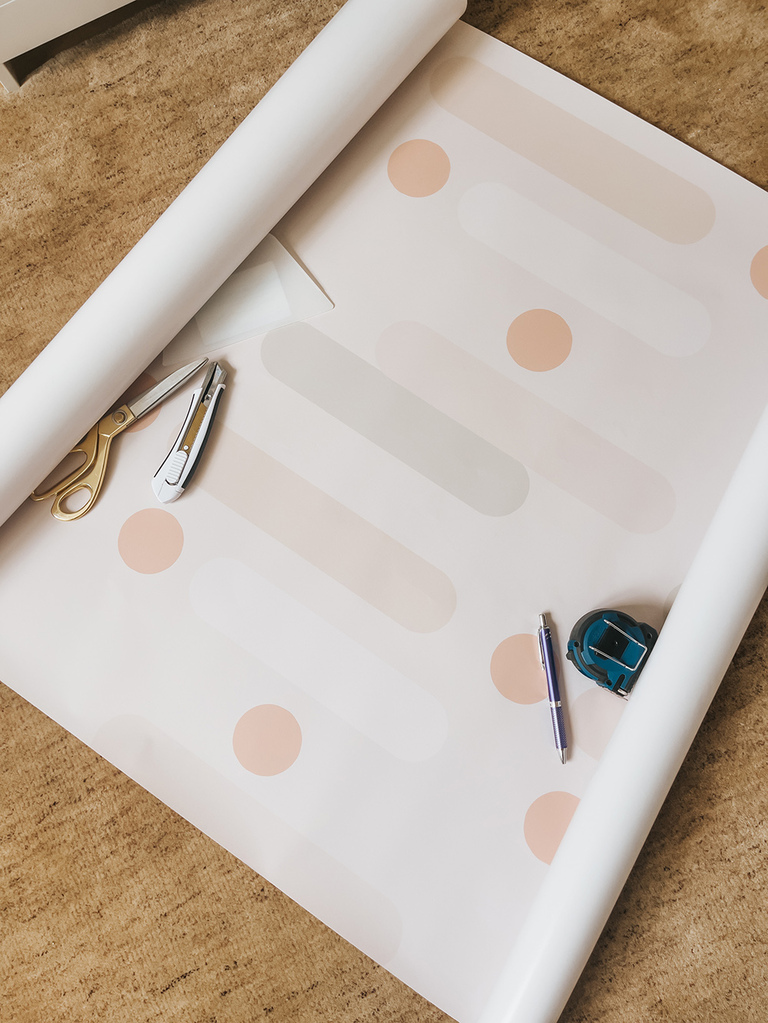 DIY Wallpapered Bookcase IKEA Hack Featuring @fancywallseu Peel-And-Stick Wallpaper (ad/gifted)