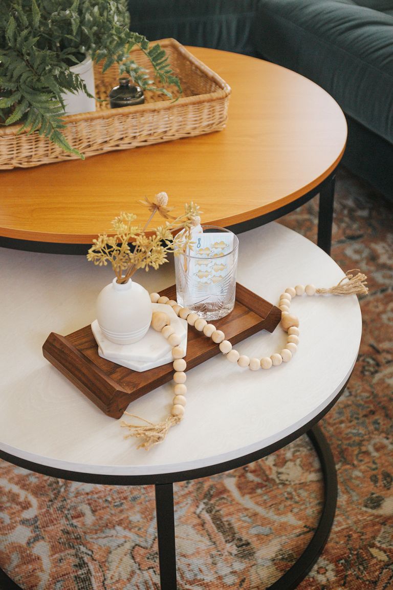 Two Ways To Style A Wooden Riser