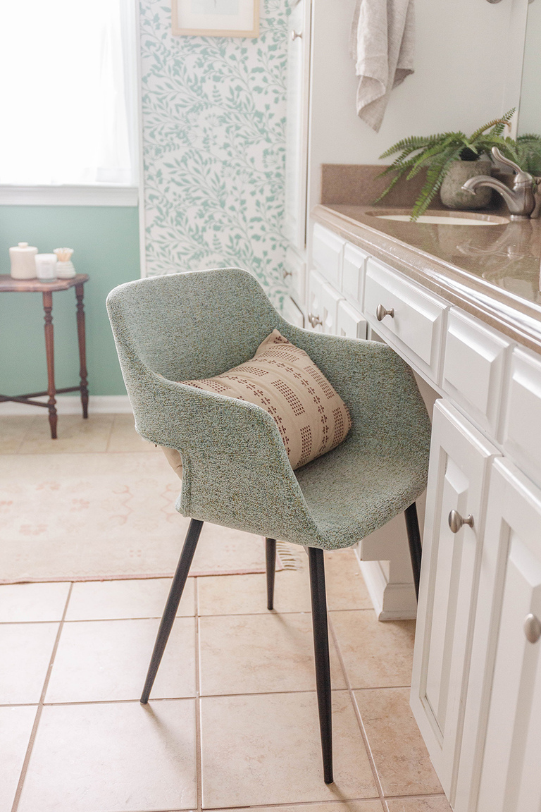 Botanical Window Alcove Wallpaper Project Featuring @fancywallseu Peel-And-Stick Wallpaper (ad/gifted)