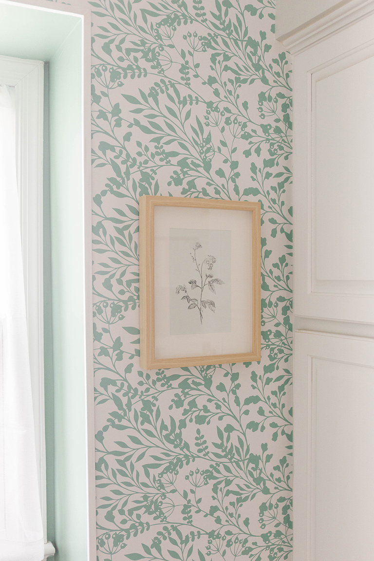 Botanical Window Alcove Wallpaper Project Featuring @fancywallseu Peel-And-Stick Wallpaper (ad/gifted)
