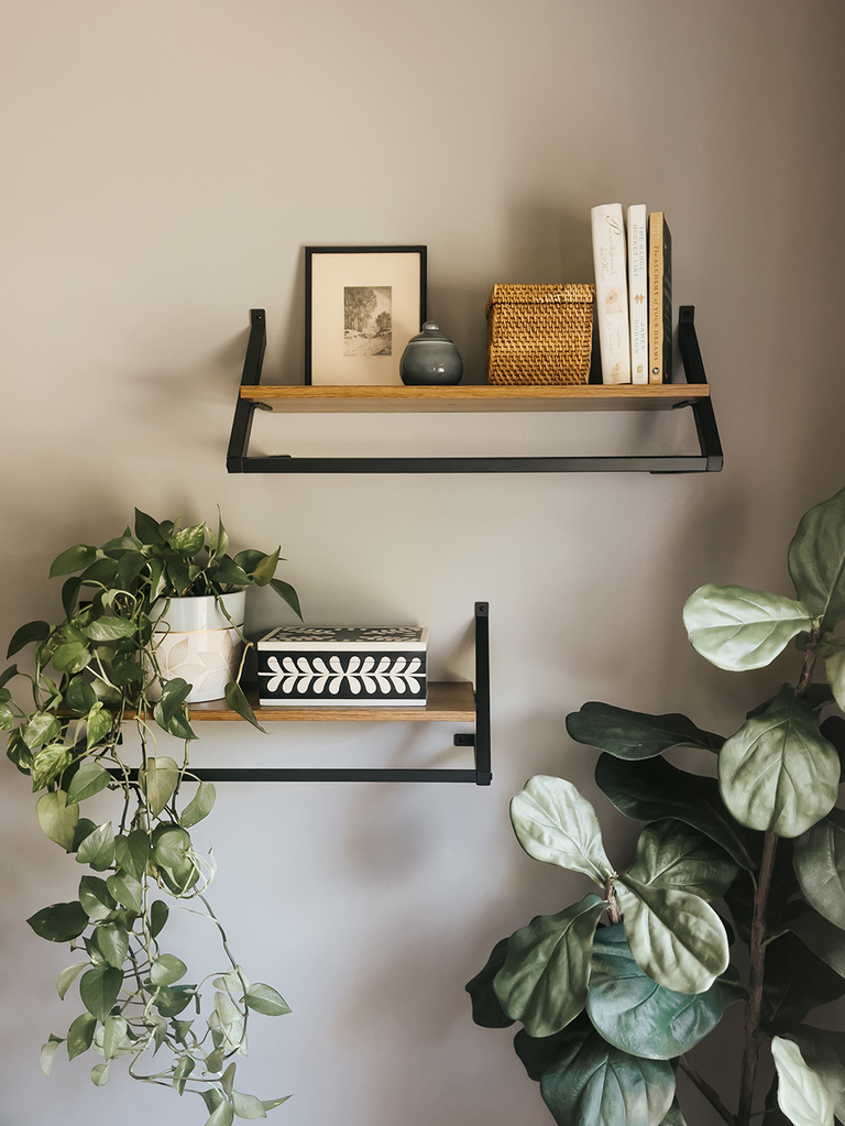 How To Style Stacked Open Shelves