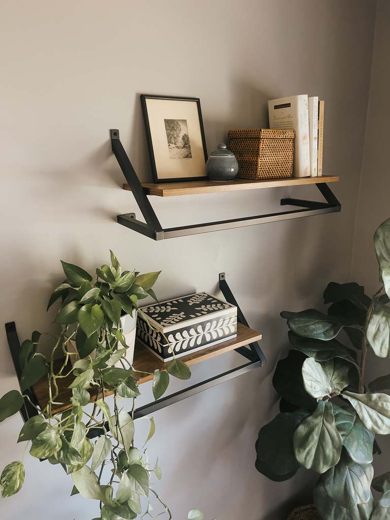 How To Style Stacked Open Shelves