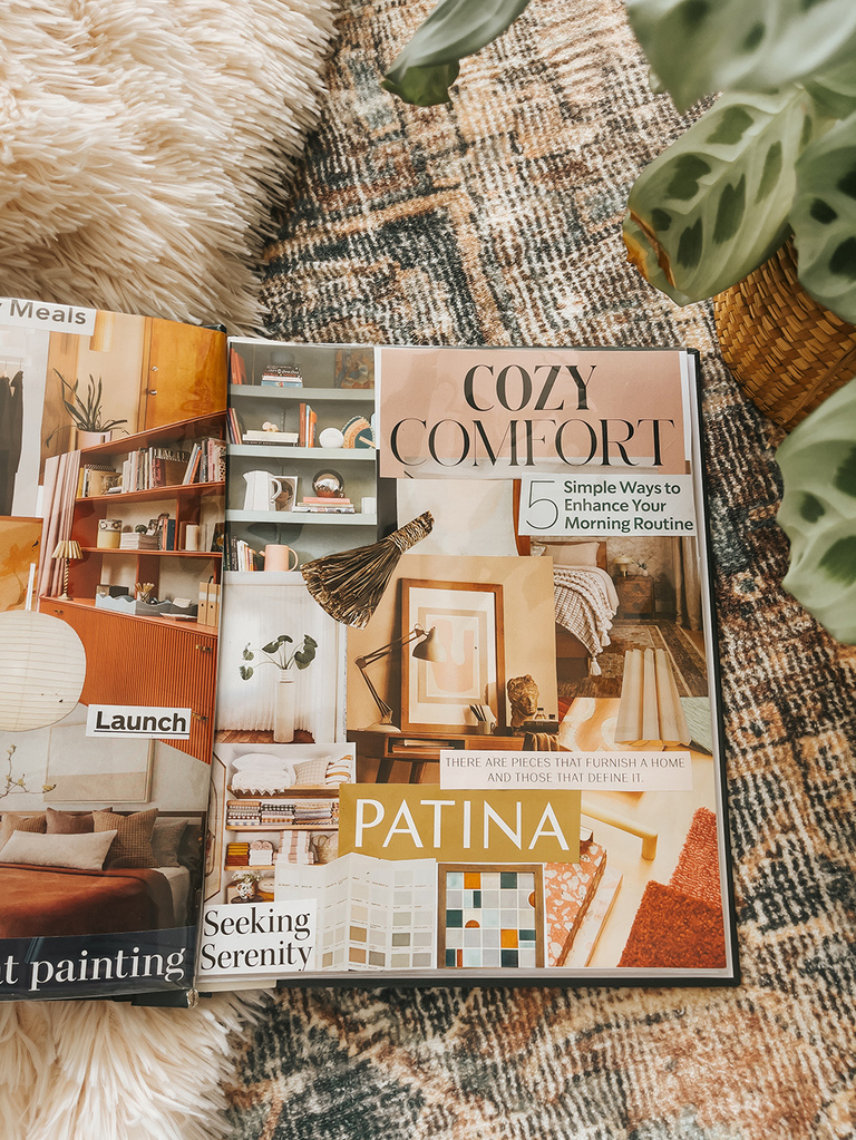 DIY 2025 New Year's Vision Board Book