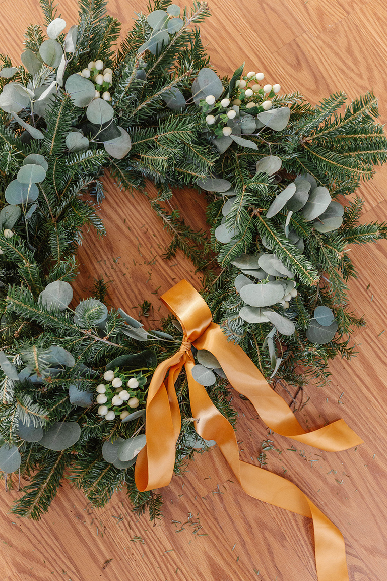 How To Level Up A Plain Evergreen Wreath