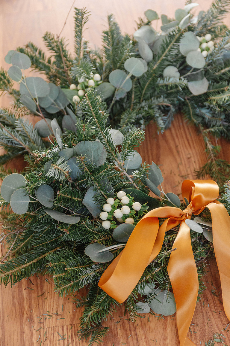 How To Level Up A Plain Evergreen Wreath