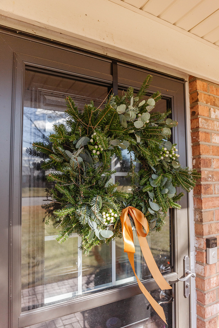 How To Level Up A Plain Evergreen Wreath