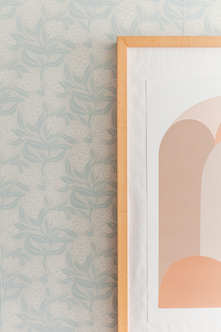 Upgrade A Boring Beige Hallway With Wallpaper